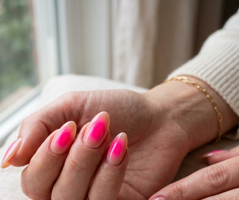 Neon Aura Nails